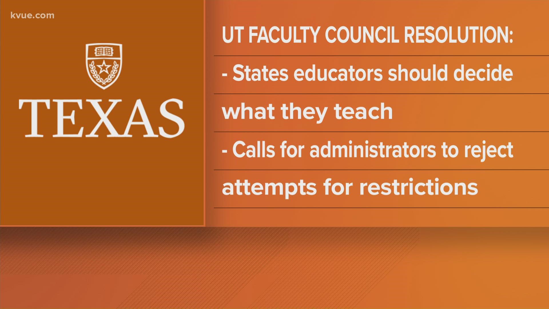 There is now more support for University of Texas instructors to teach what they want in their classrooms.