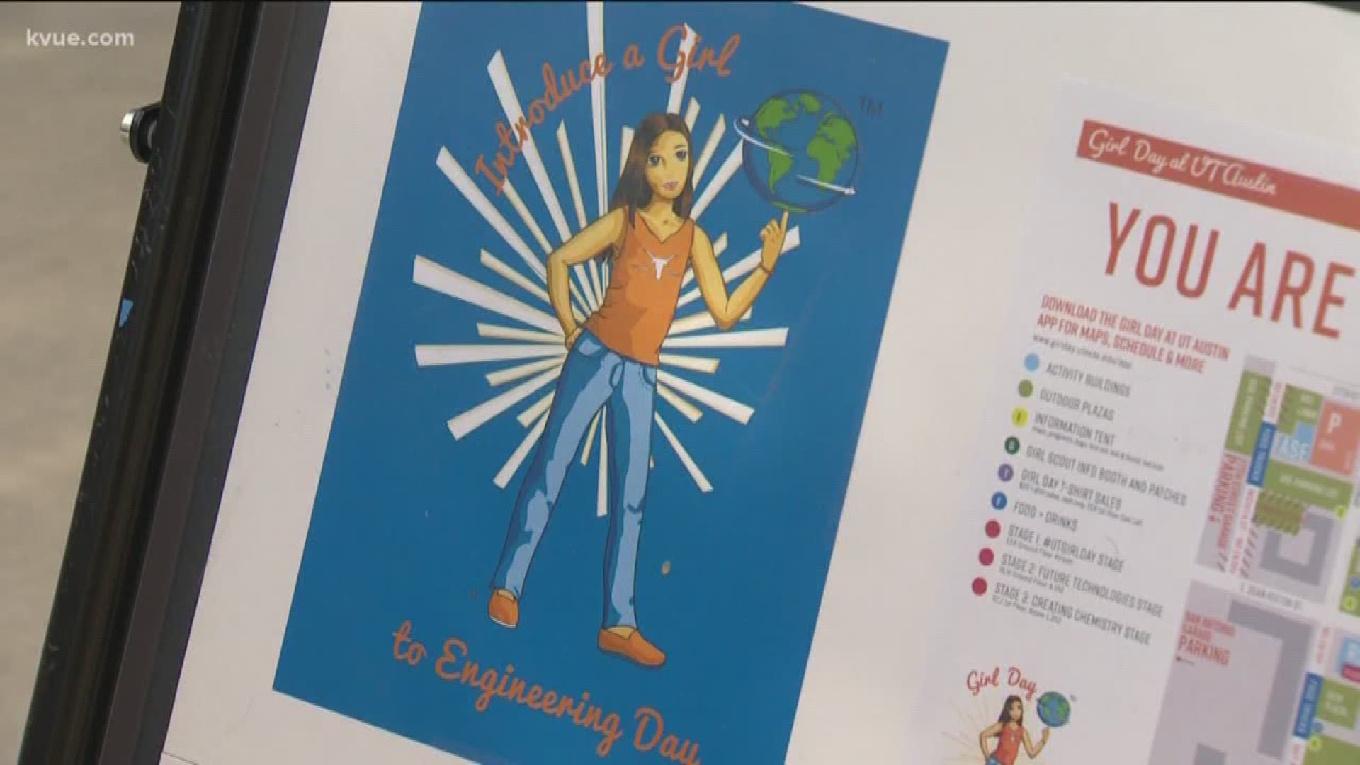 The Cockerell School of Engineering at the University of Texas celebrated girl engineers on Saturday.