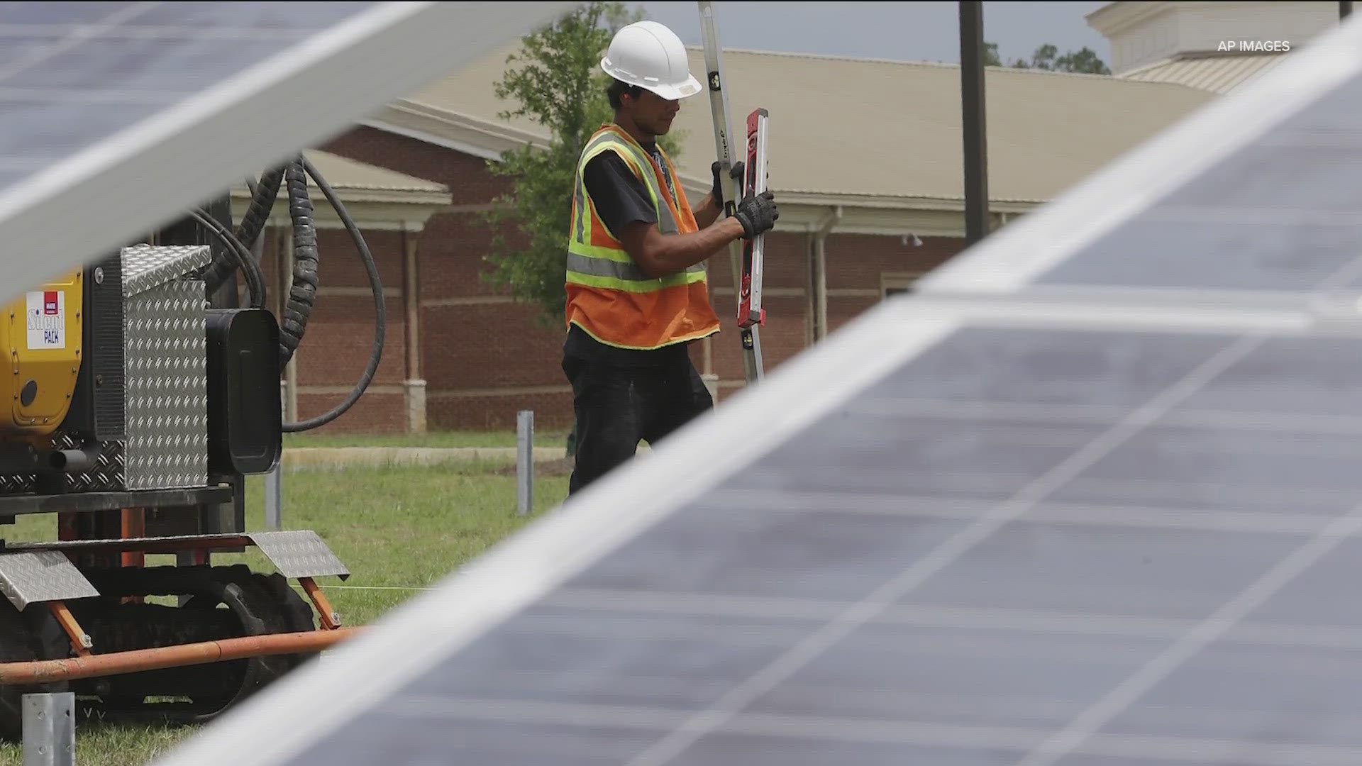 The panels are made possible by a $15 million grant from the U.S. Department of Energy, as a way to limit consumption and overall cost.