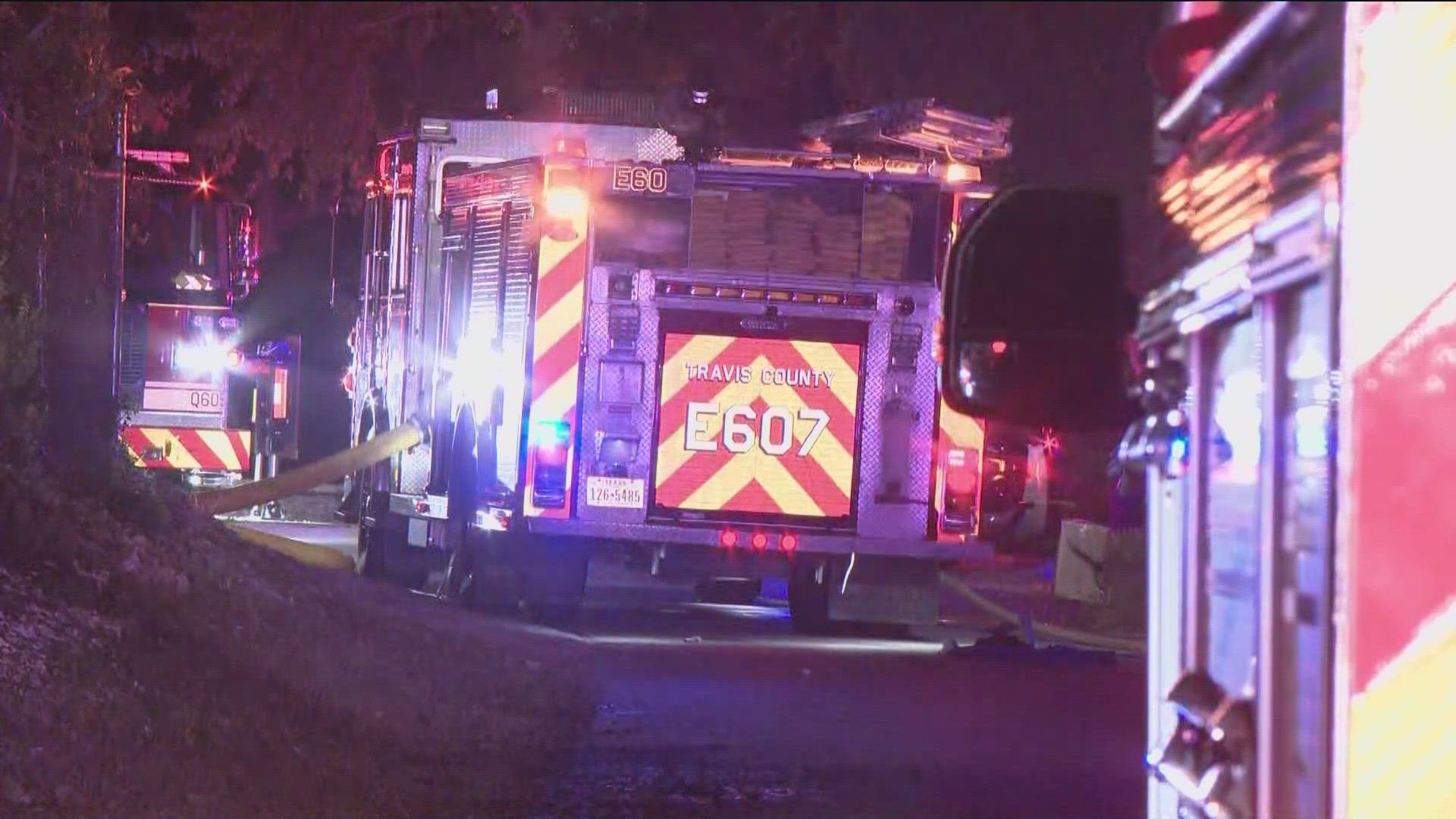 Firefighters are investigating a fire that broke out in Lake Travis that damaged a couple of homes. KVUE's Eric Pointer has the latest.