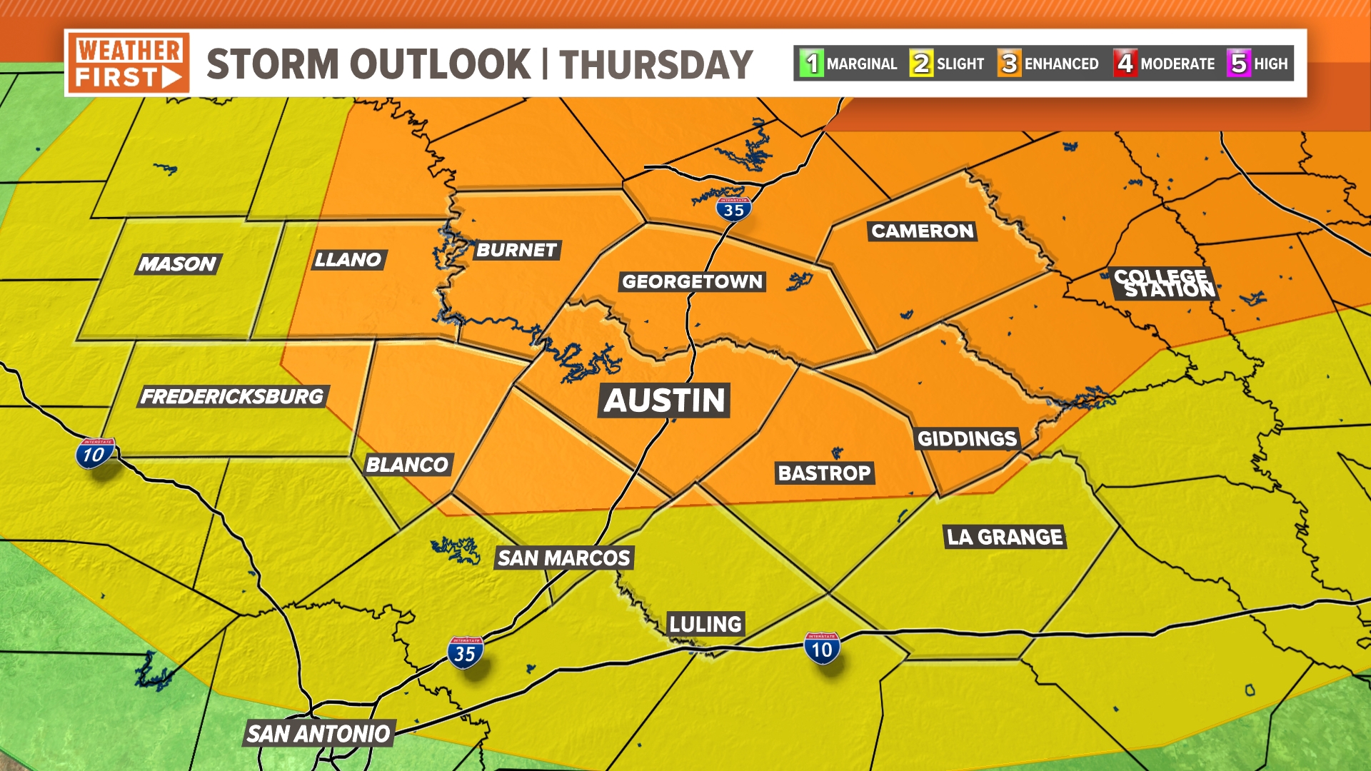 Large hail, damaging winds possible for Central Texas this week | kvue.com