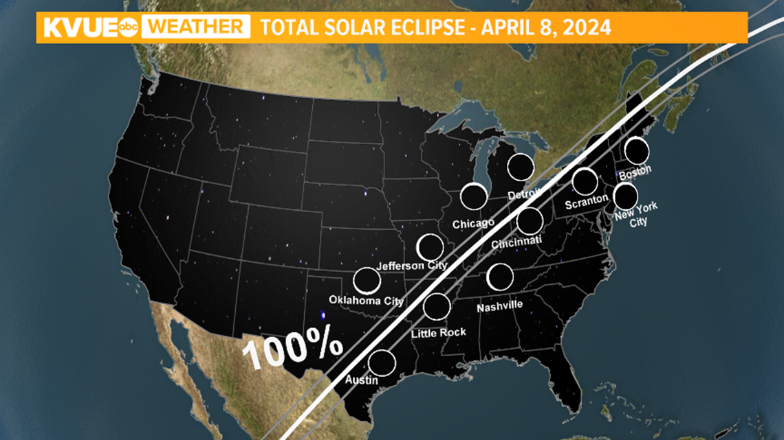 Best Place To See Total Solar Eclipse 2024 In Texas Sher Ulrika