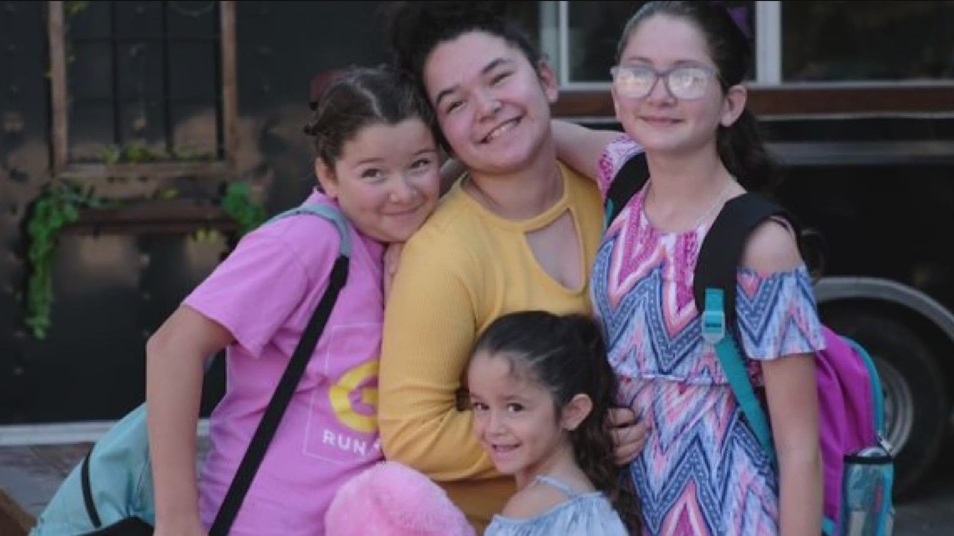 Little girls should be able to relax and play without a worry in the world. But these four sisters haven't had that in their childhood.