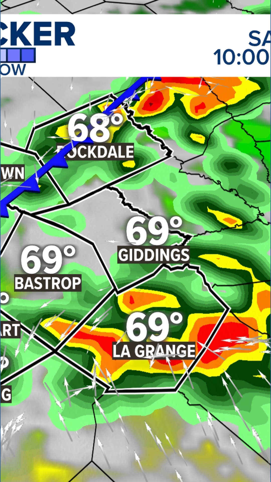 A truly cold, cold front moves over Central Texas Saturday night; wind ...