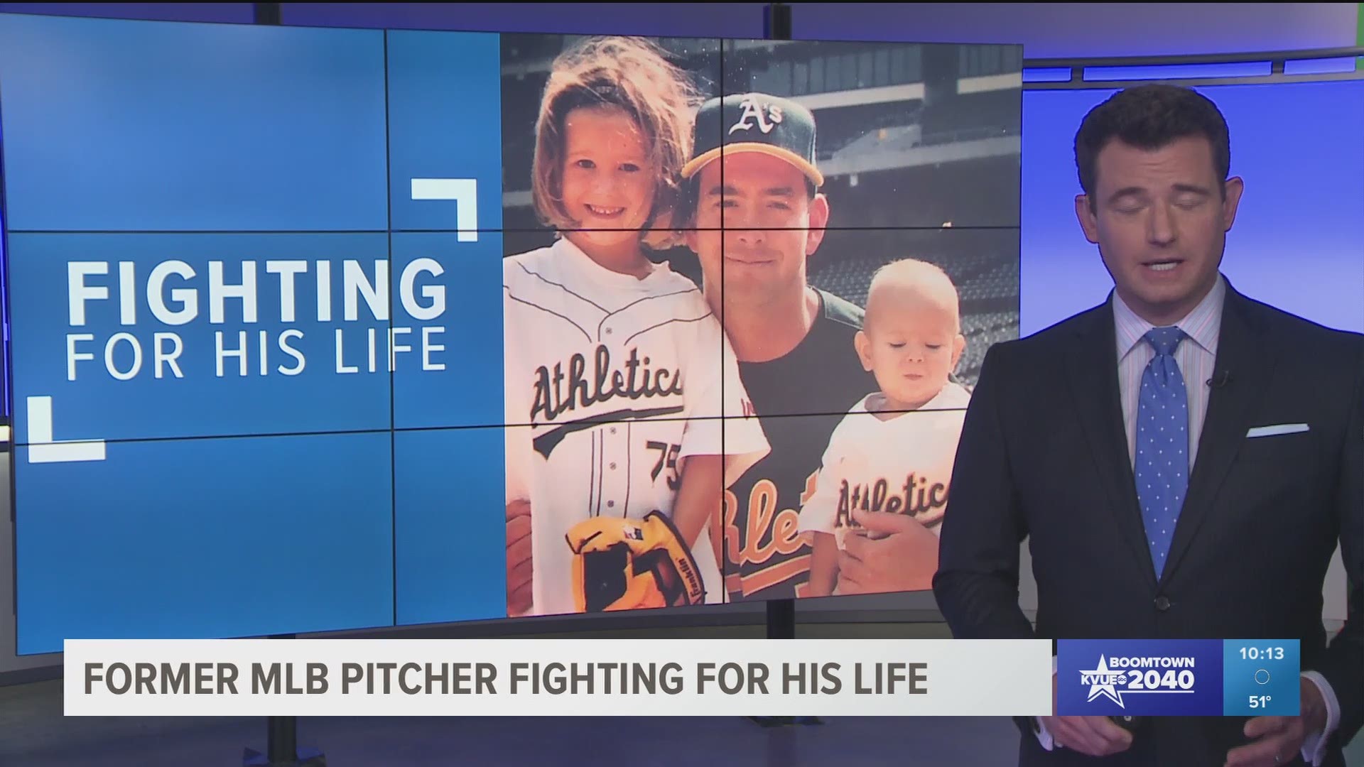 From playing in the major leagues to depending on an oxygen tank to survive. A former baseball player is in the fight of his life, years after he says his injuries ended his career.
