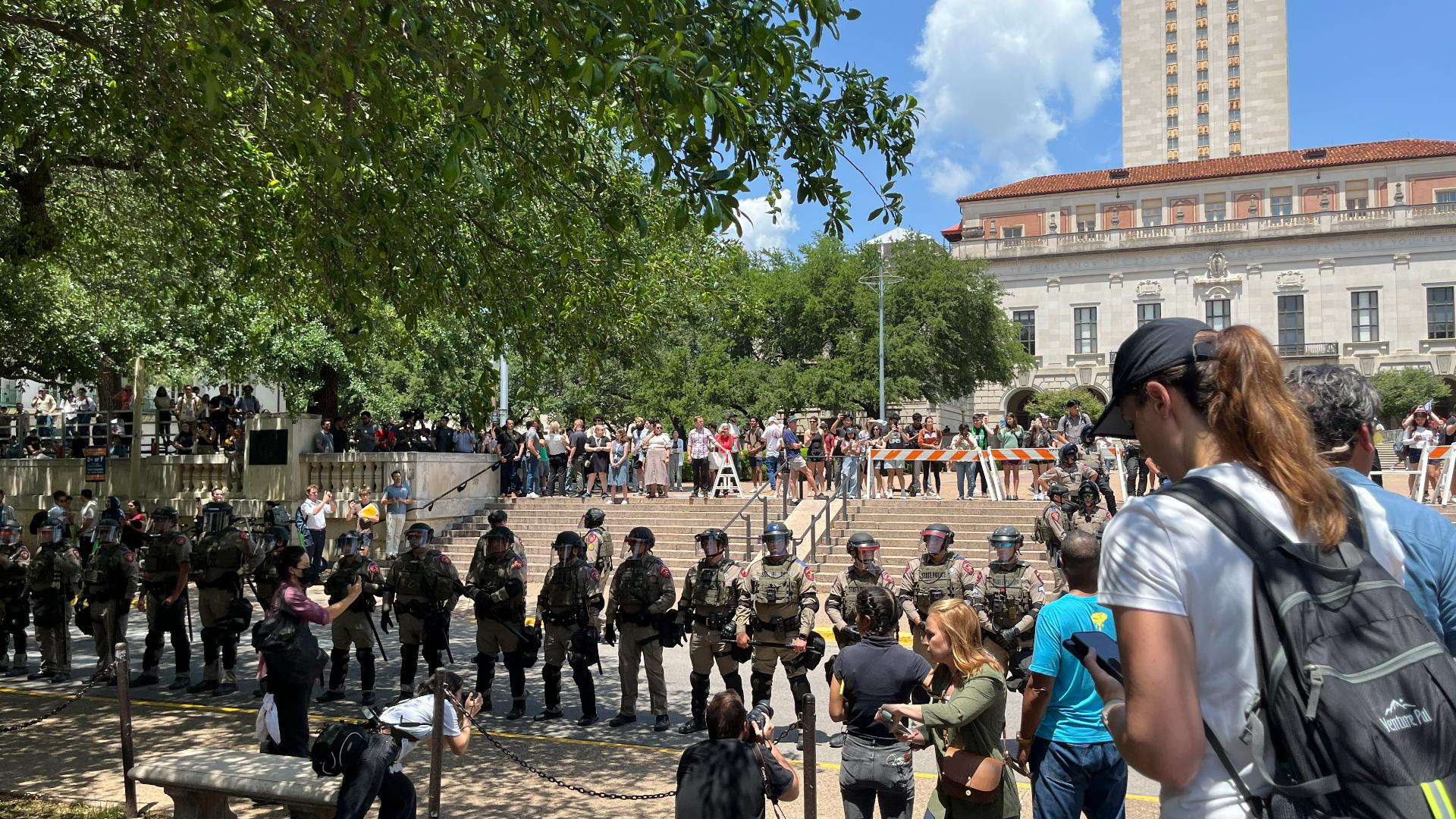 The University of Texas at Austin has released a list of institutional rules it says pro-Palestinian protesters broke on April 24 and April 29.