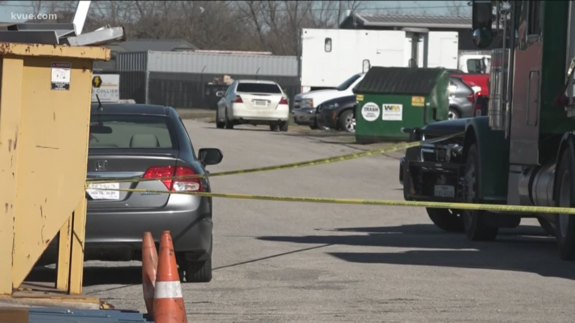 Williamson County deputies found a man's body in an industrial area.