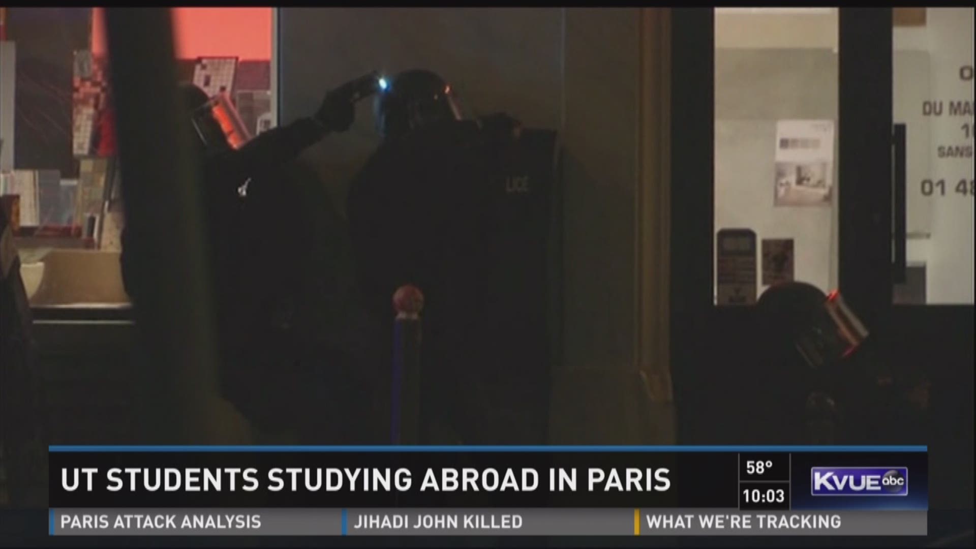 UT students studying abroad witness chaos in Paris