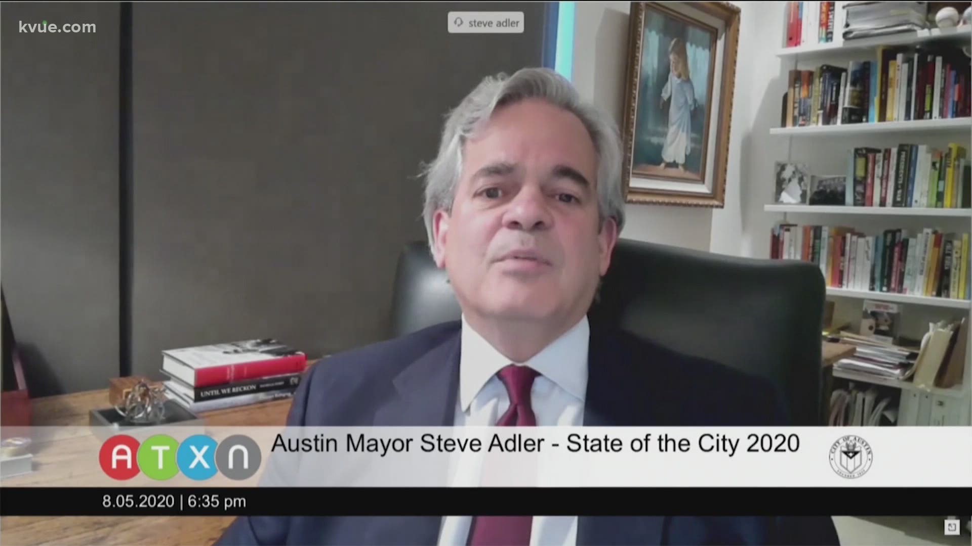 Austin Mayor Steve Adler covered a lot of ground in his State of the City address on Wednesday. He touched on COVID-19, homelessness and race and policing issues.