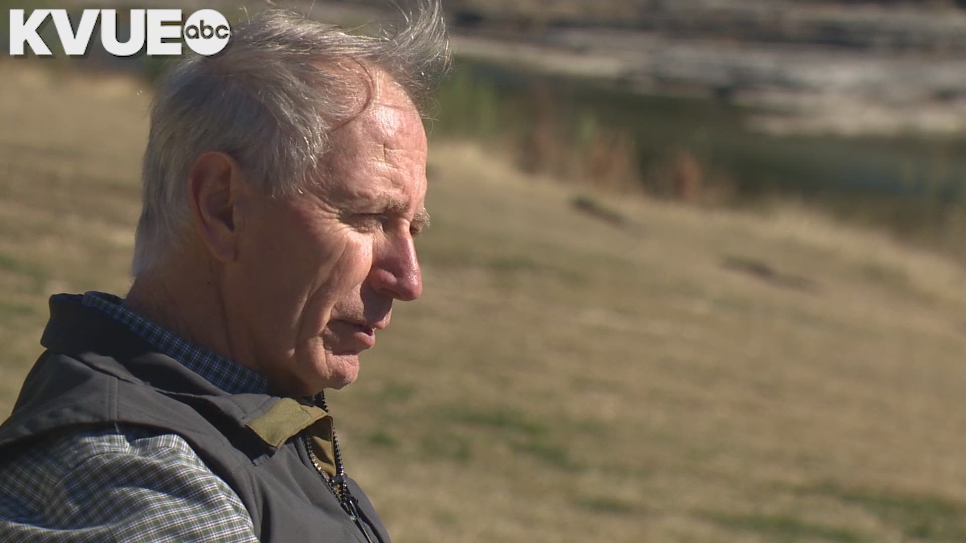 J.T. Morgan lives along the Blanco River and said the treated wastewater in the river is like a "dirty little secret."