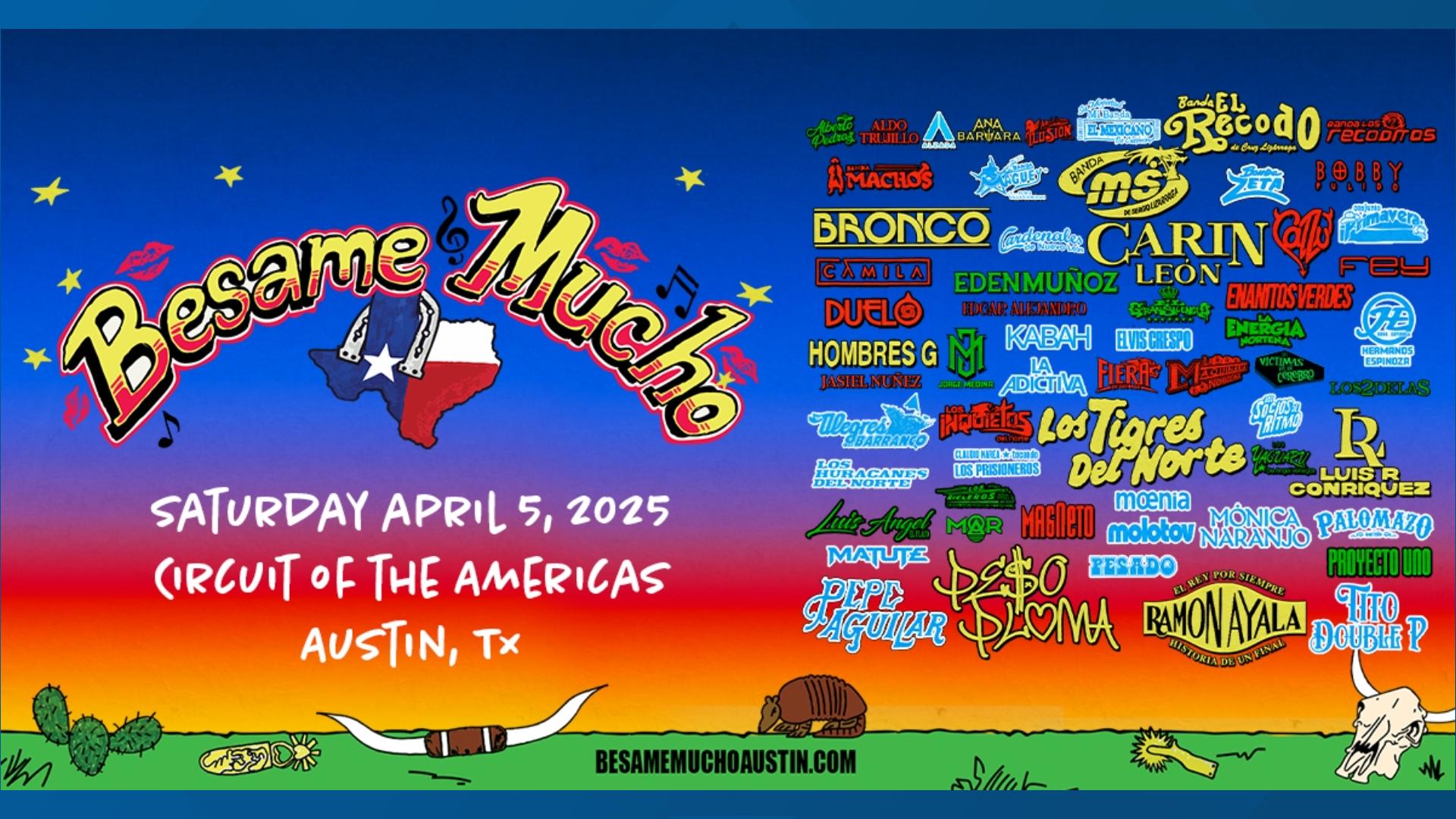 Besame Mucho Festival returns to Austin for 2025 Lineup, tickets