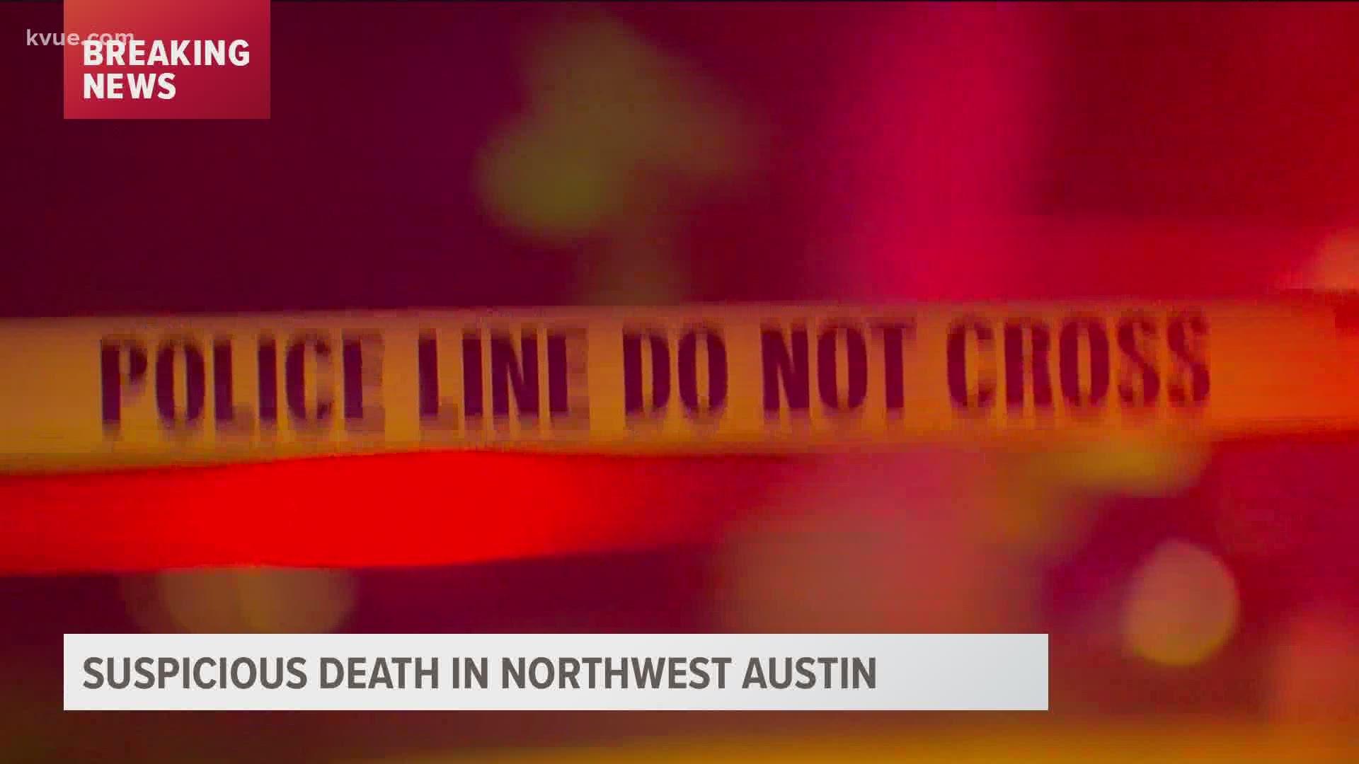 Austin police are investigating a suspicious death on Missel Thrush Drive in northwest Austin.