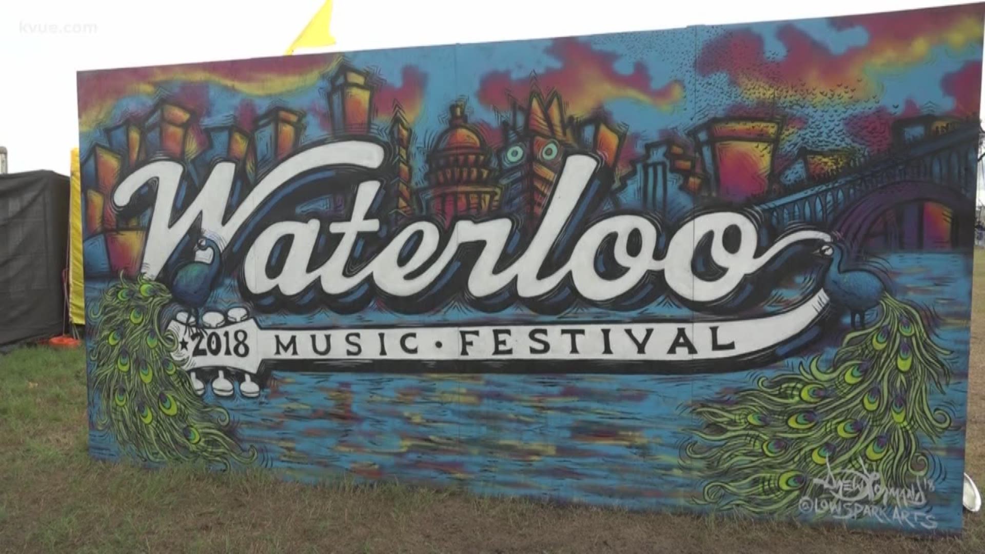 It may have been a wet weekend in Austin, but that didn't stop festival goers from enjoying the first ever Waterloo Music Festival in Austin.