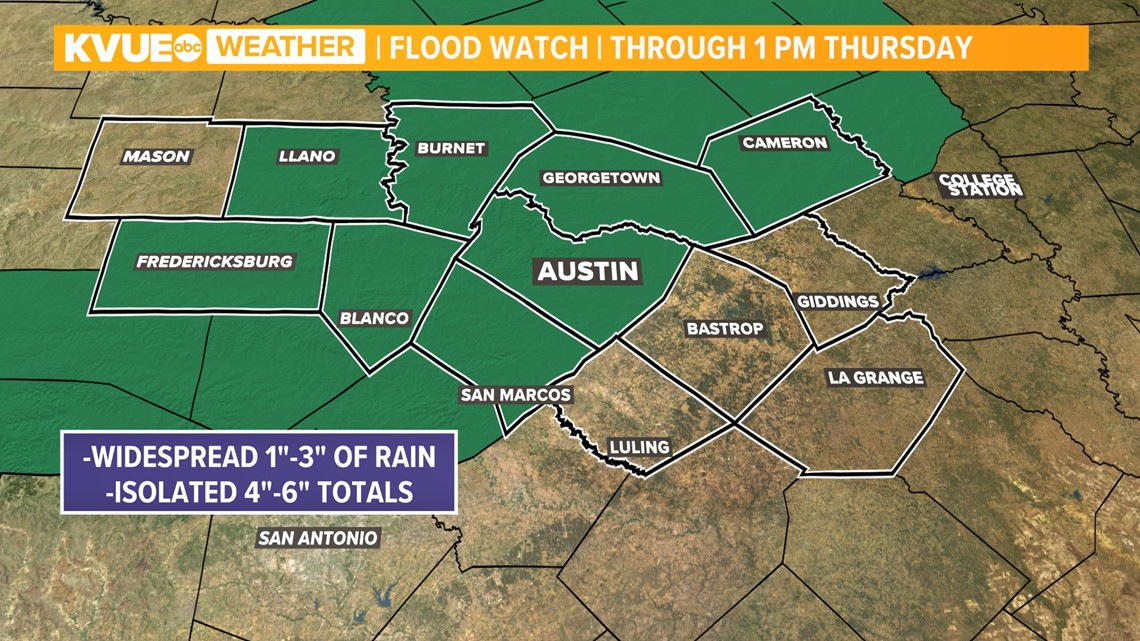 Austin Weather: Live radar and flood risk in the Texas Hill Country
