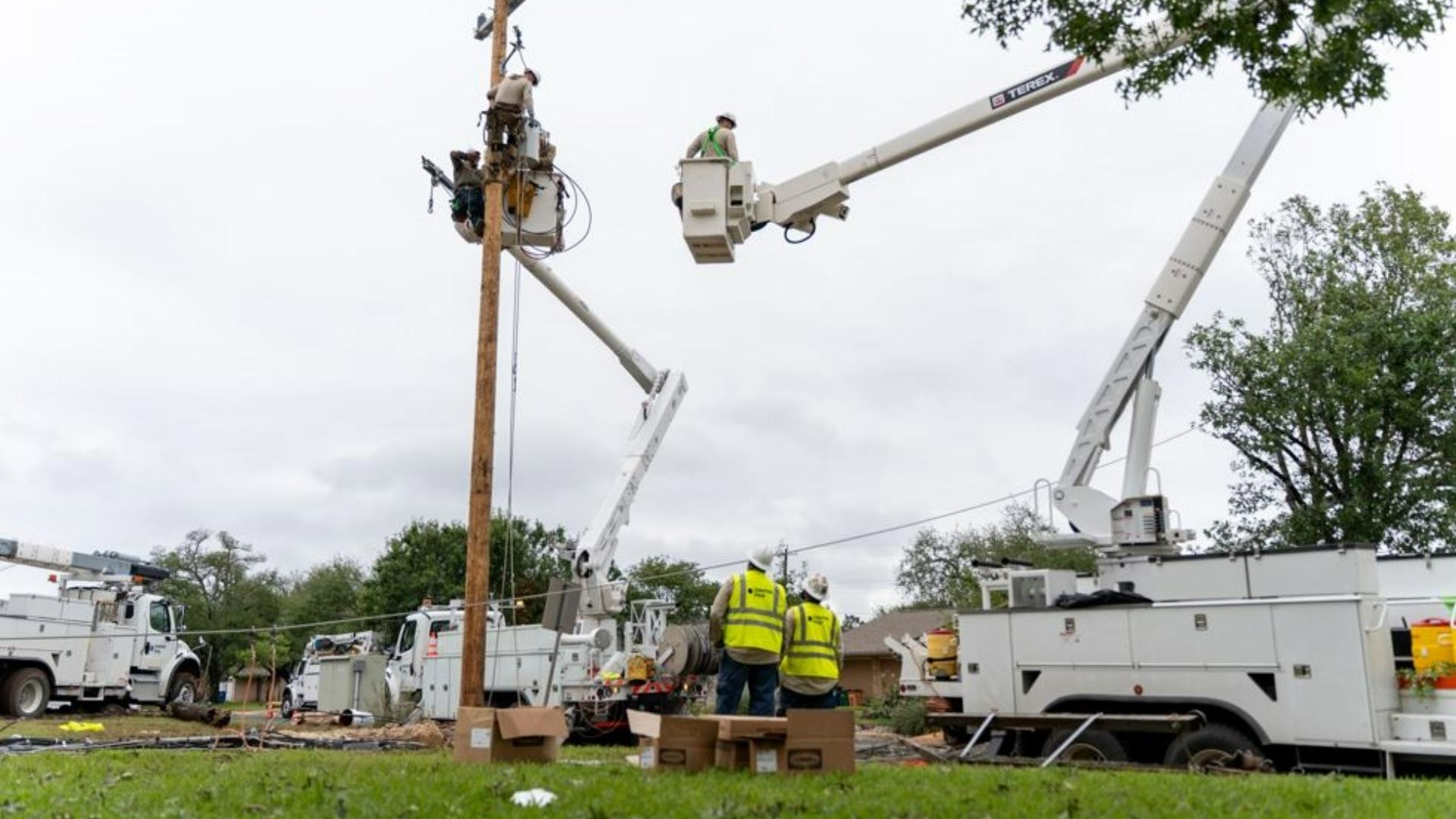 Austin Energy says power outages associated with last week's strong storm have been resolved.