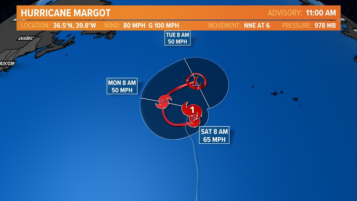 Talking Tropics Hurricane Lee, Hurricane Margot, two other