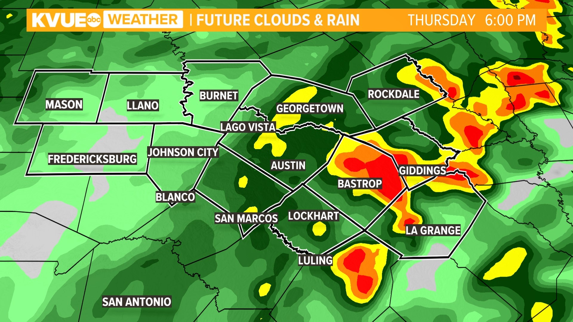 Austin weather Rain, cooler temperatures arrive