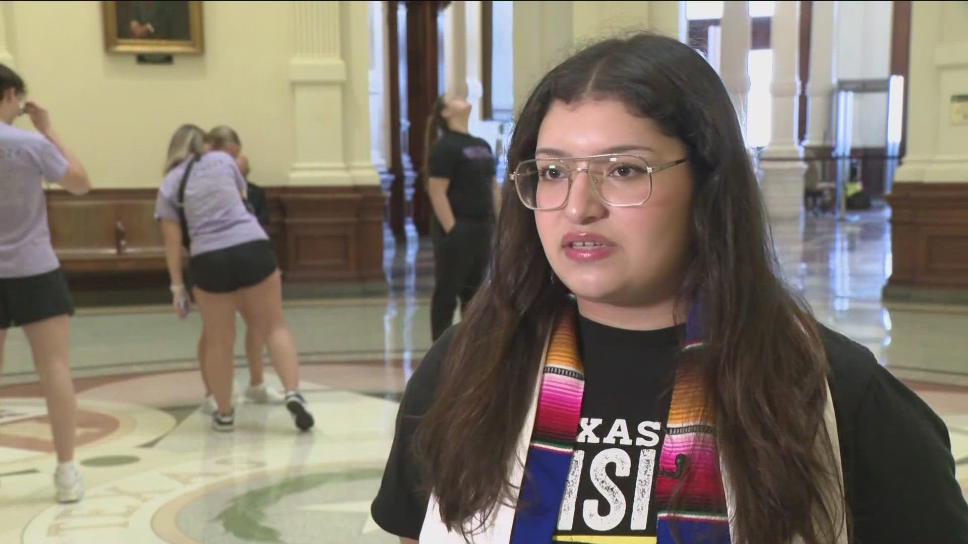 Members of the Texas Senate Subcommittee on Higher Education met to discuss how the rollout of the new law is going. A group of students participated in the hearing.