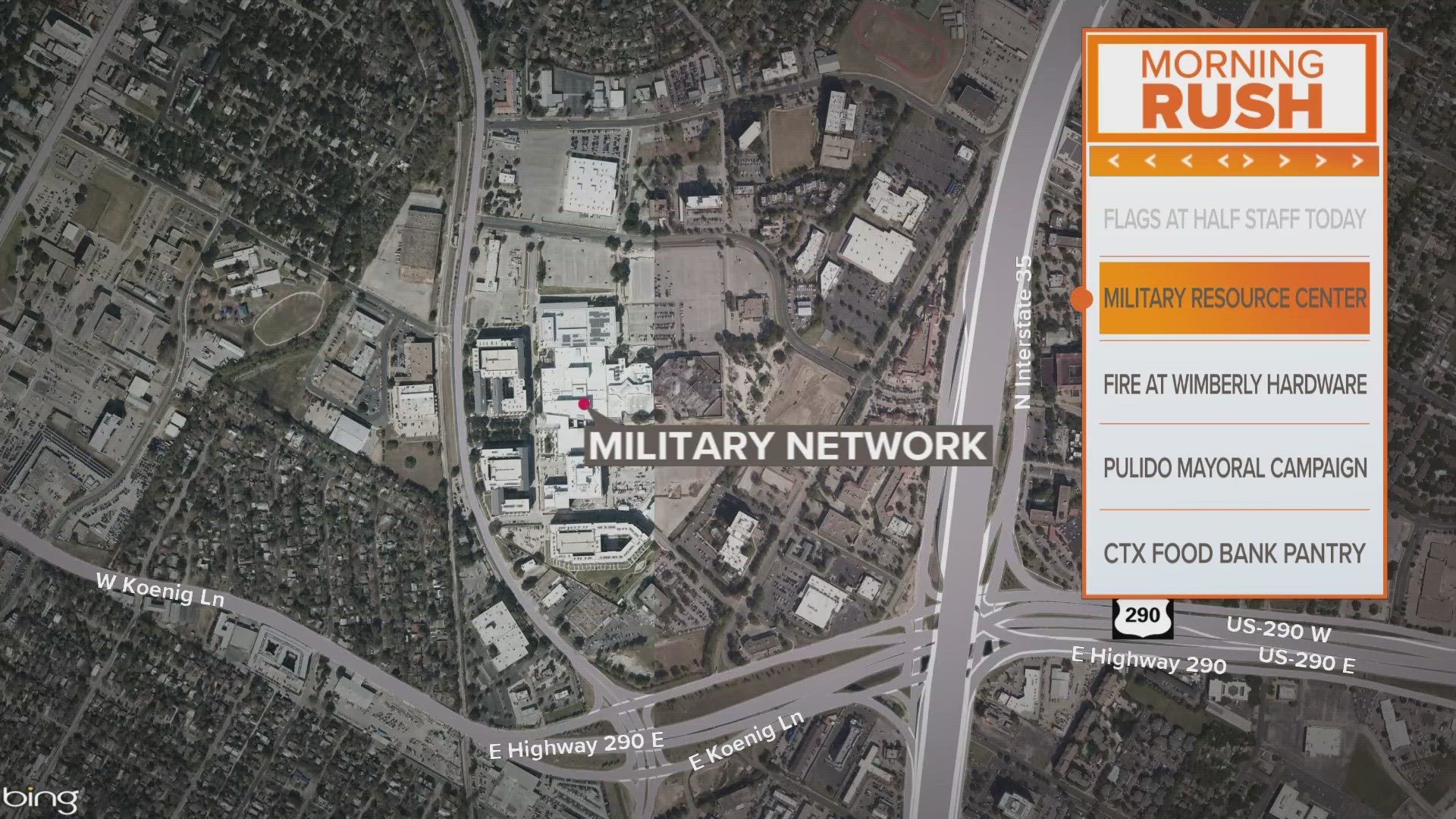 Austin Community College will unveil its new military network at its Highland campus.