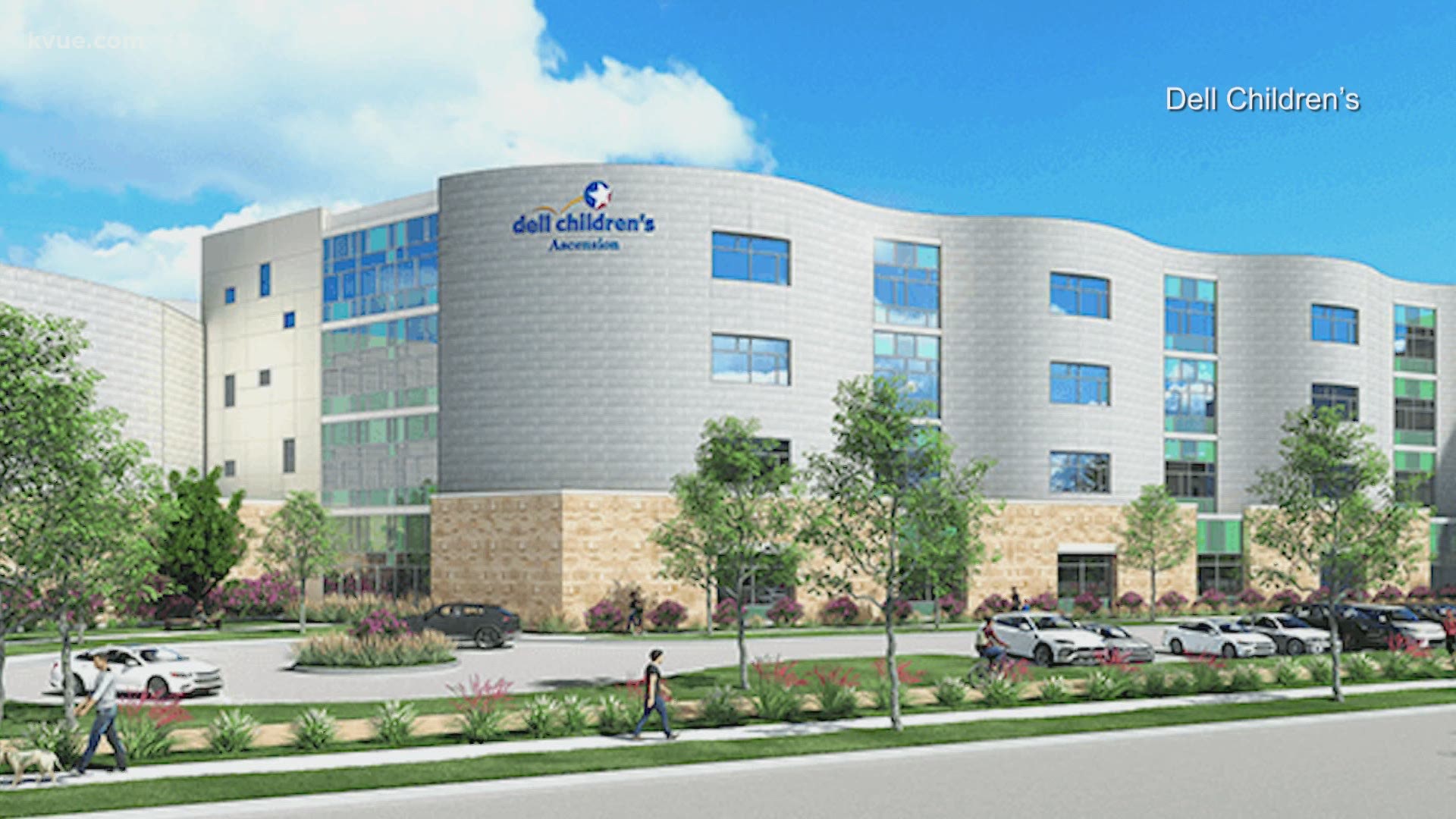 Crews broke ground on "Dell Children's Medical North," which is being built in Northwest Austin.