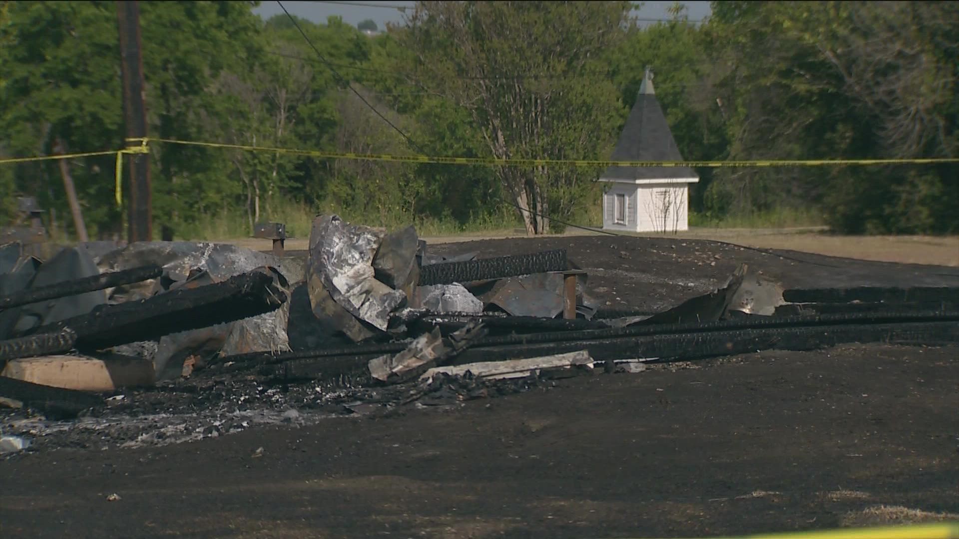 The historic home of Dr. James Lee Dickey, a physician and civil rights advocate, burned to the ground early Sunday morning.