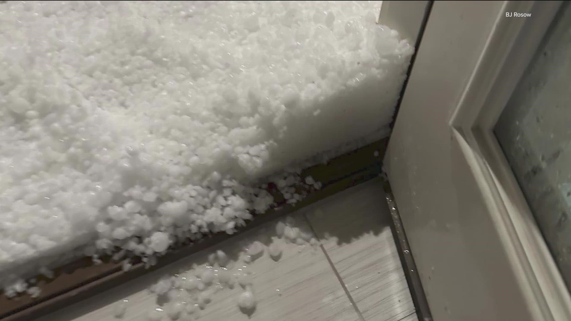 High winds and heavy hail potentially damaged some Central Texas homes Thursday evening. KVUE's Pamela Comme shares steps you can take to protect your property.