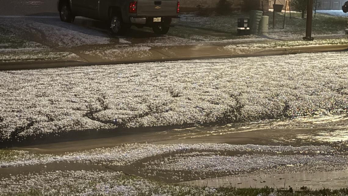 Storms leave hail blanketing the ground like snow across Central Texas ...