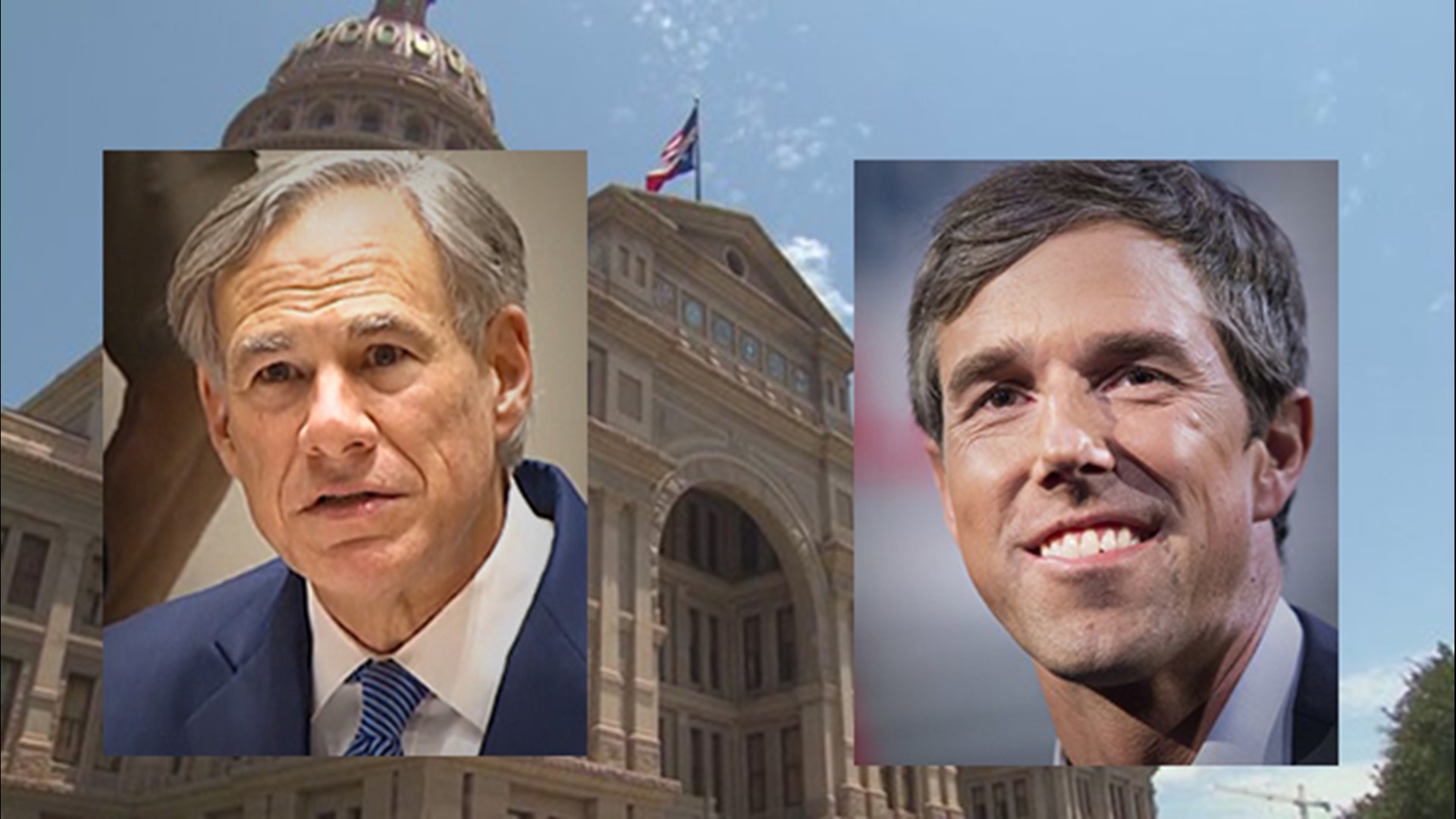 Abbott held an event in Georgetown and O'Rourke met with several Texas mayors on Thursday.