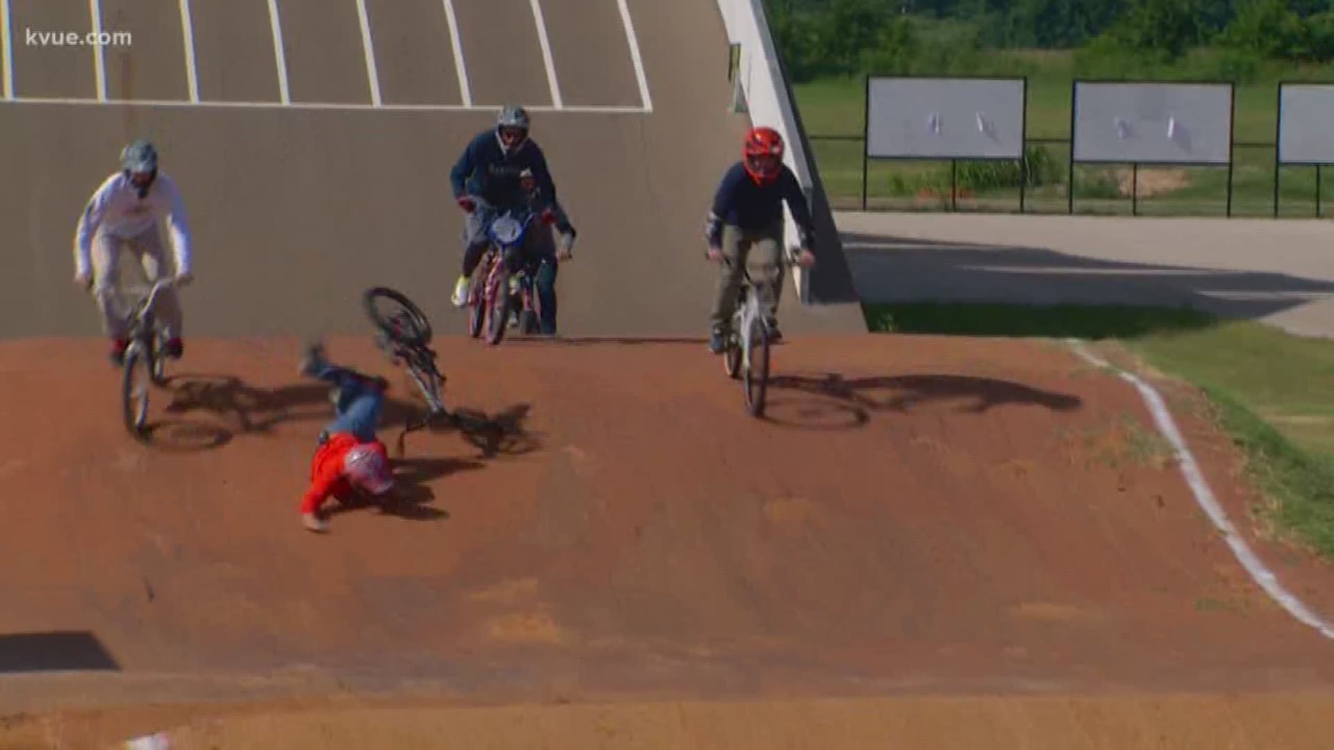 The Daybreak crew headed to the Central Texas BMX track in eastern Pflugerville to catch some gnarly slopes.