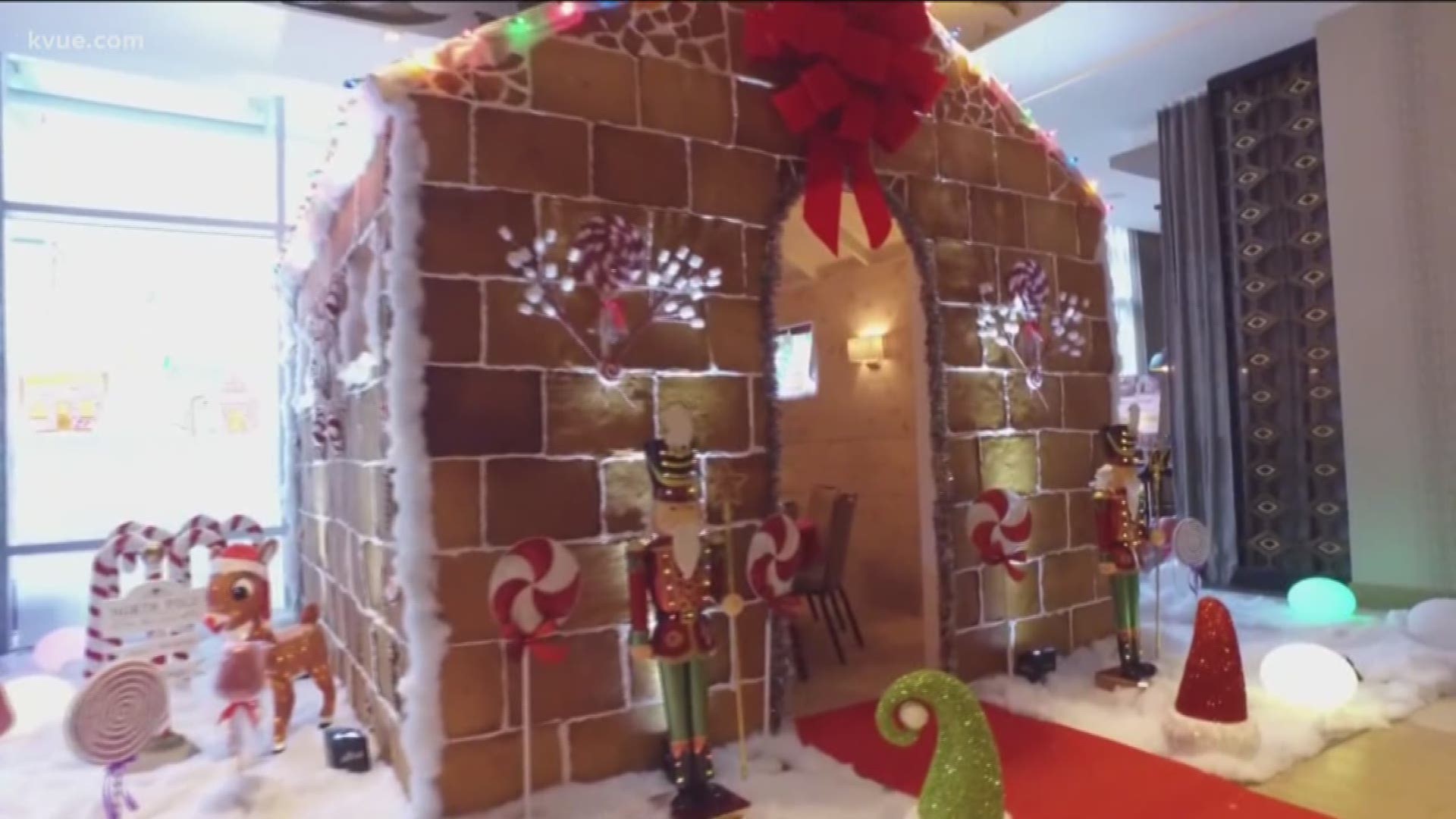 One hotel in Austin decided to take its gingerbread house one step further, proving everything really is bigger in Texas.