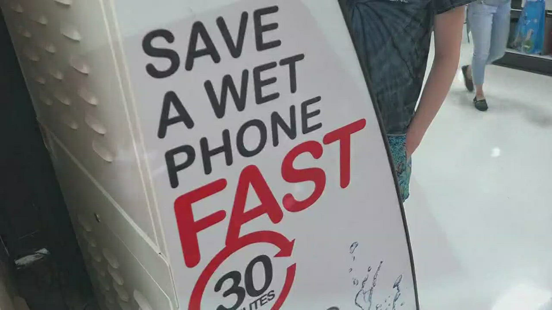 A lot of us have been there... our phones get wet and we panic -- looking for a quick fix. A San Antonio man thinks he has developed the situation.