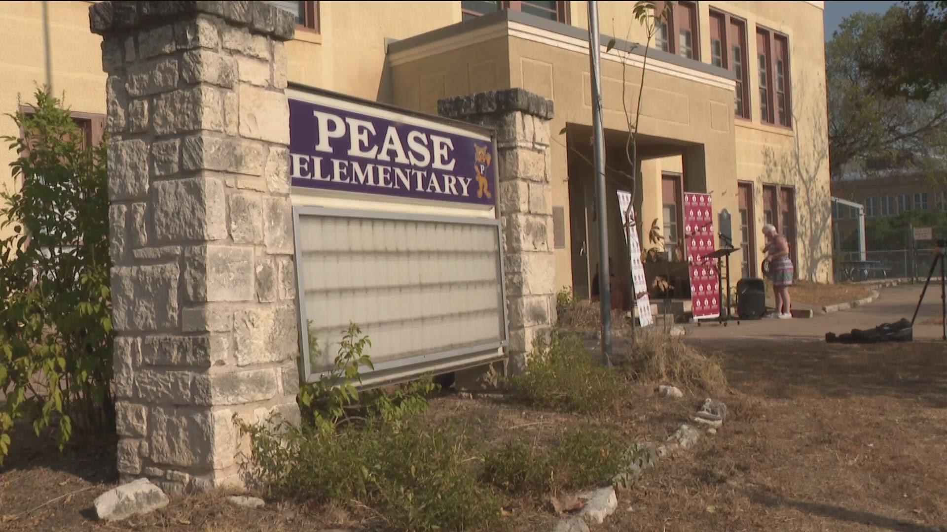 Three years after Pease closed, the district secured $3 million in federal funding to transform the school into an affordable childcare center for its employees.