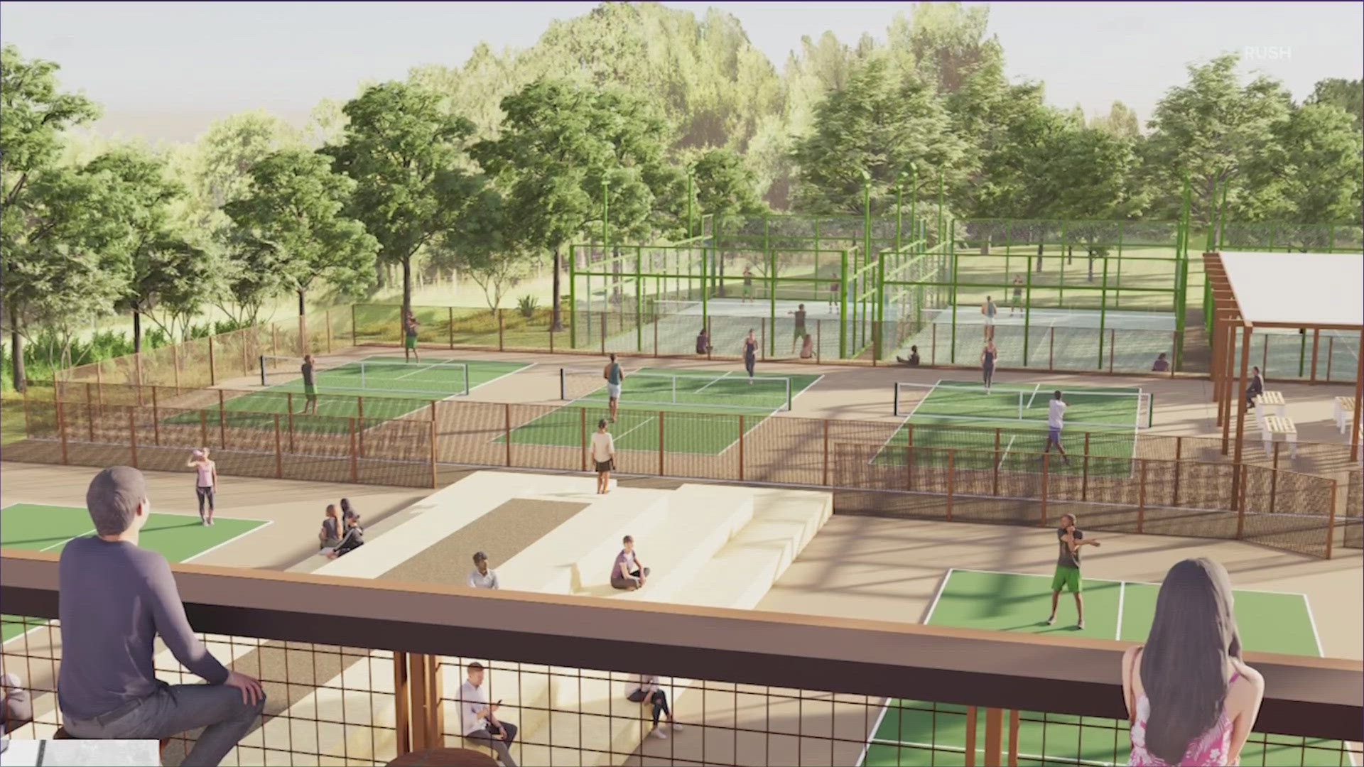 The project will have 17 pickleball courts, a restaurant, a beer garden and a five-acre nature preserve.