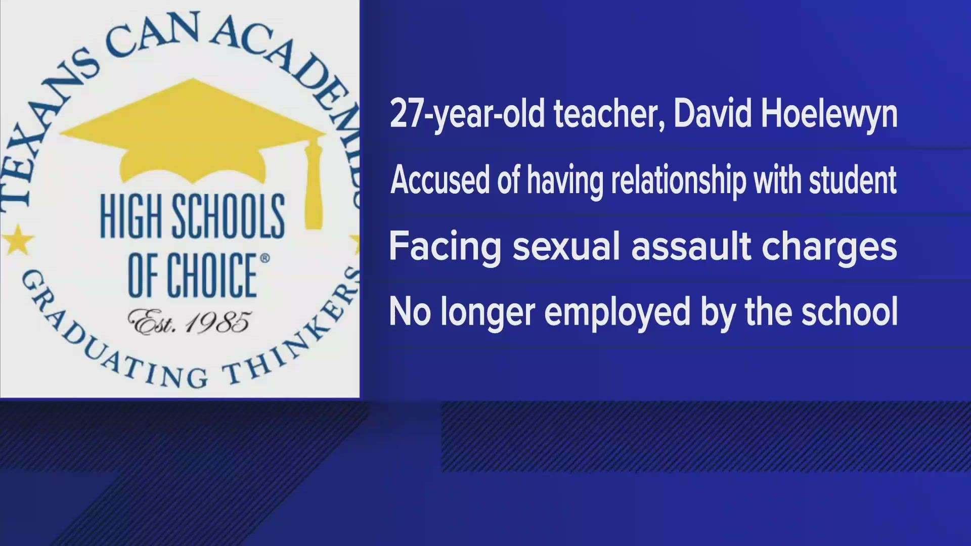 An Austin high school teacher has been arrested for an inappropriate relationship with a student.