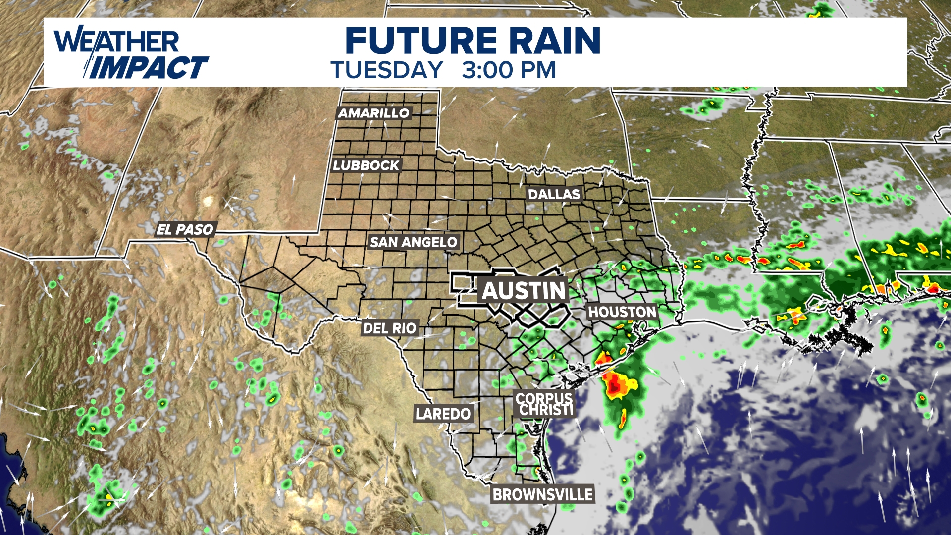Heavy rain risk decreasing for Central Texas; Flood Watch continues ...