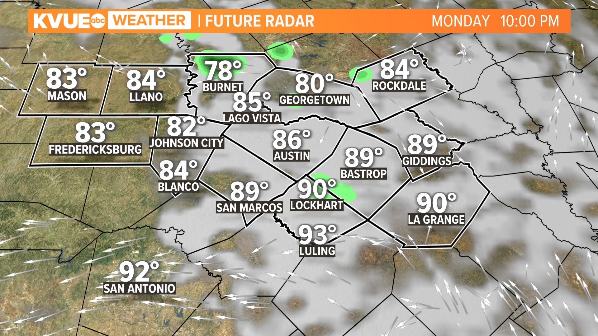 Strong storms possible west of I-35 Monday evening | kvue.com