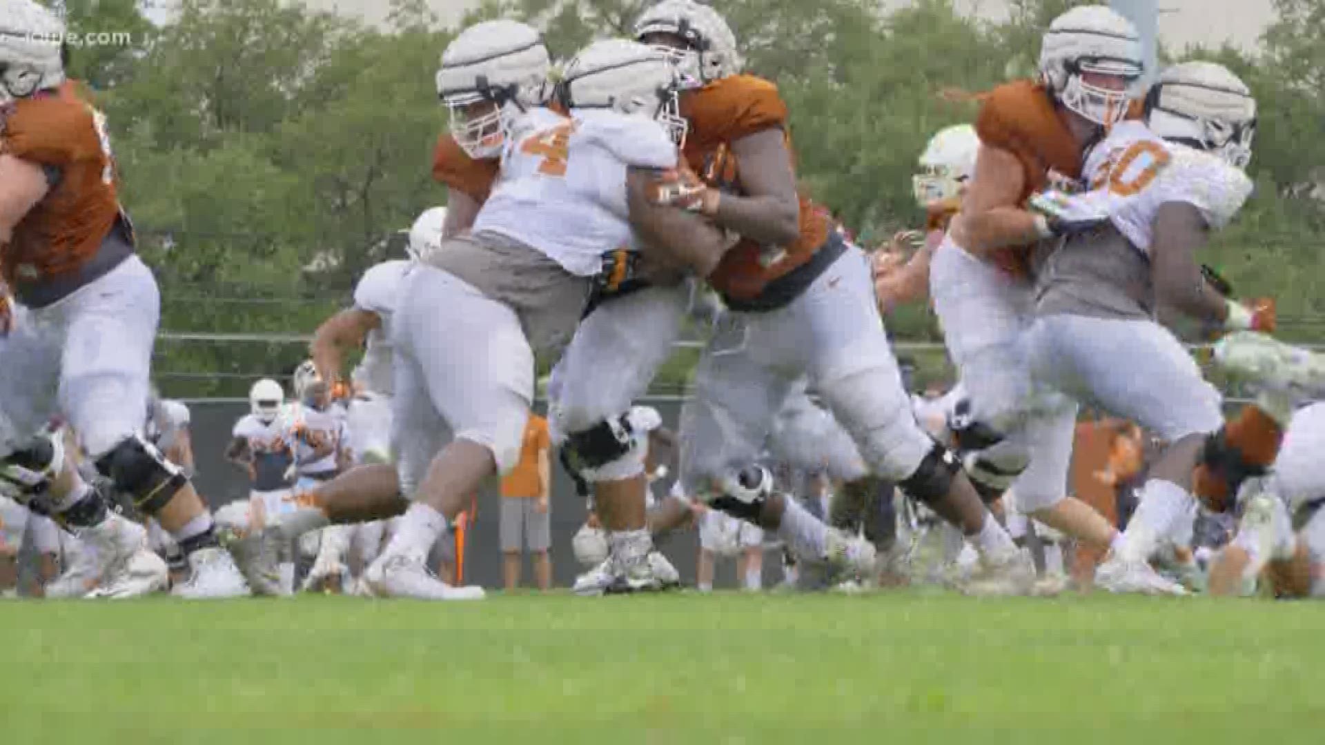 Tom Herman said he was pleased with how the Longhorns played during their scrimmage.
