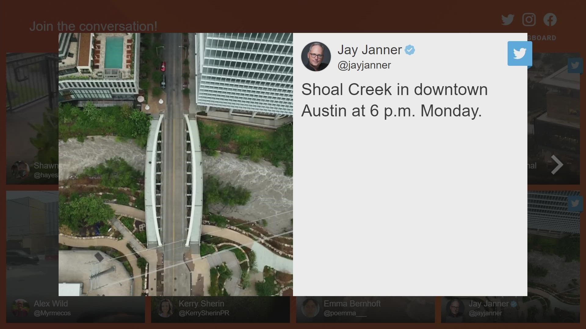 Austin saw record rainfall on Monday. Here's a look at the weather from your perspective.