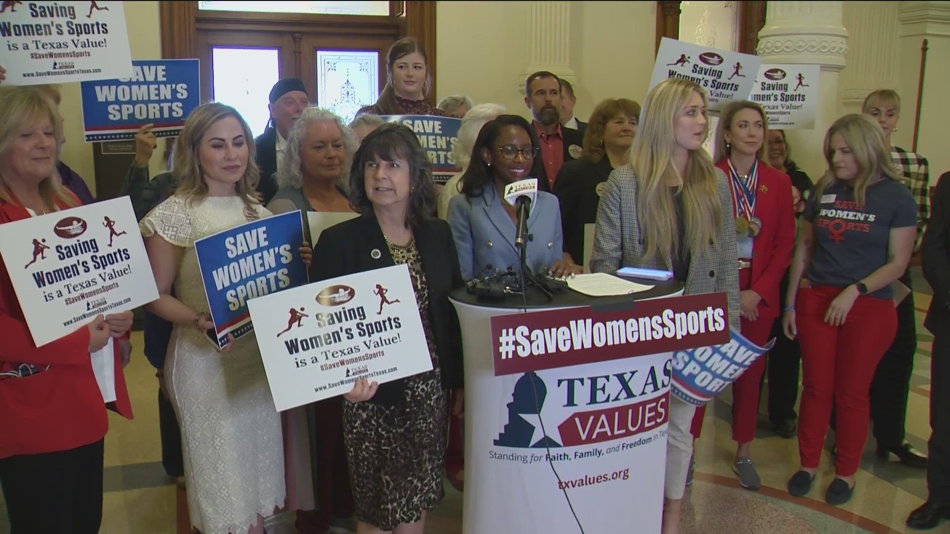 A House committee heard public testimony Monday for the so-called "Save Women's Sports Act."