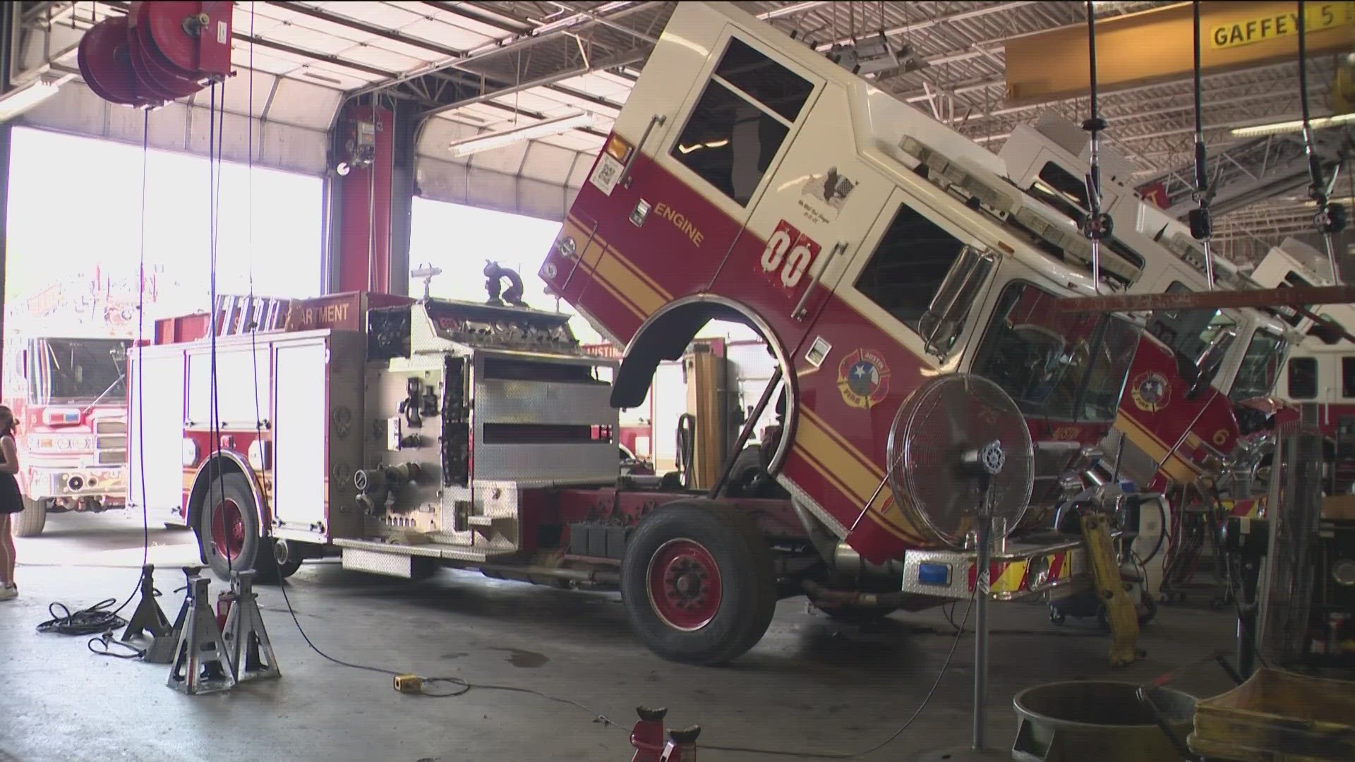 According to the Austin Fire Department's fleet operations department, 21 of its 150 units don't have a working air conditioner but are still being used.