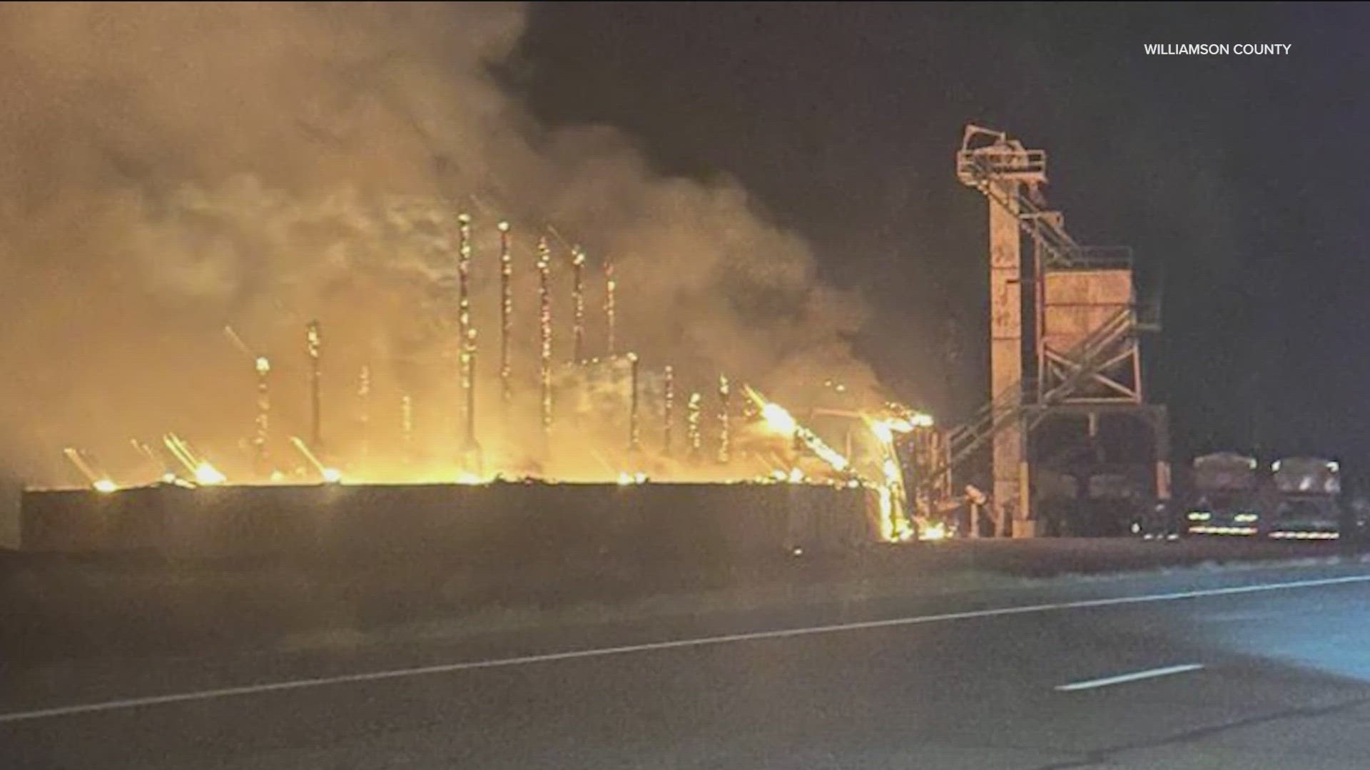 The American Food Corporation located off State Highway 95 caught fire around 8:30 p.m. Sunday night.