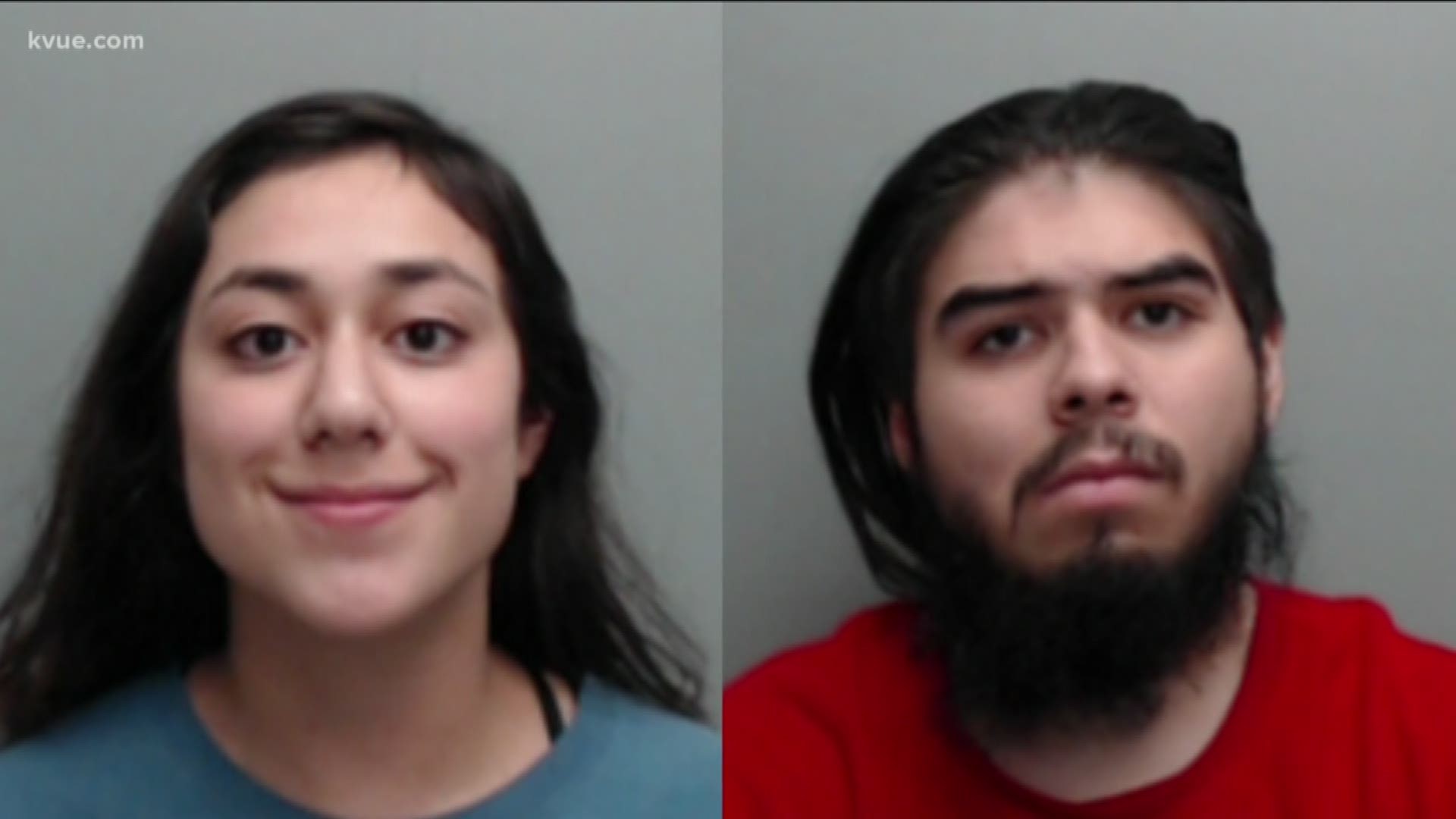 Officers arrested two people after two separate police pursuits through the same area of San Marcos at the same time Monday night.