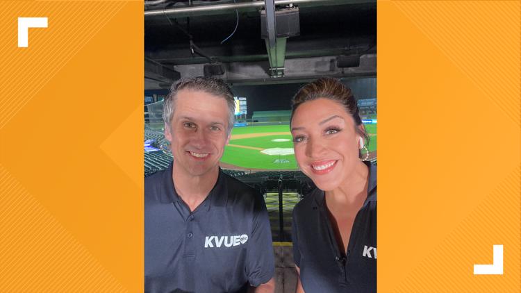 PHOTOS: KVUE Daybreak visits Dell Diamond for Round Rock Express' opening weekend