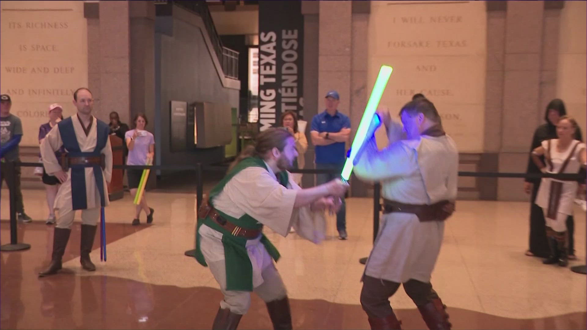In honor of "May the Fourth," the Bullock Museum held a screening of "In the Lone Star Wars State," a documentary about "Star Wars" fandom in Texas.