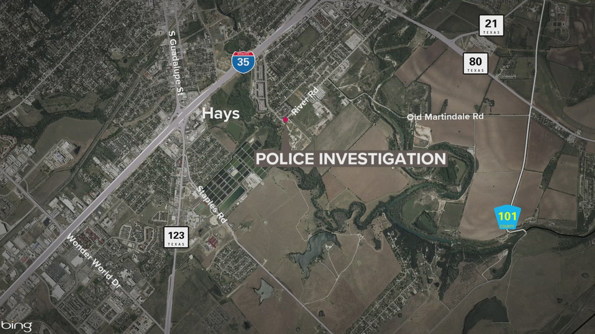 The homicide occurred at an apartment complex on River Road at around 2:30 p.m.