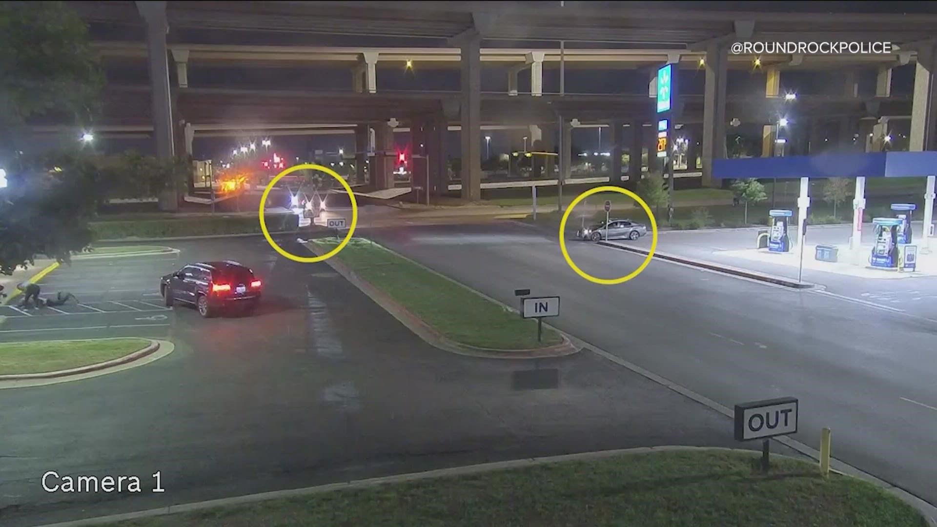 Round Rock police are looking for witness who might have seen a driver hit a man earlier this month.