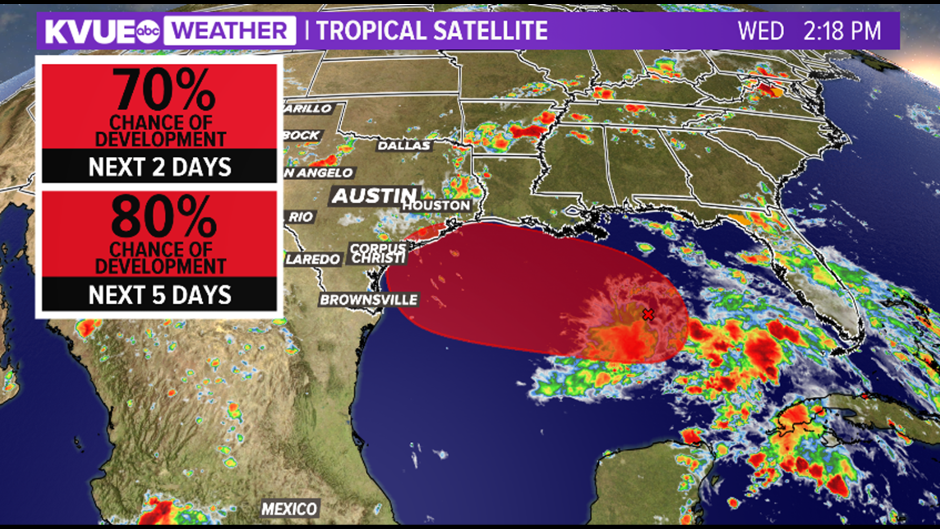 Austin weather: Higher rain chances in forecast for Central Texas ...