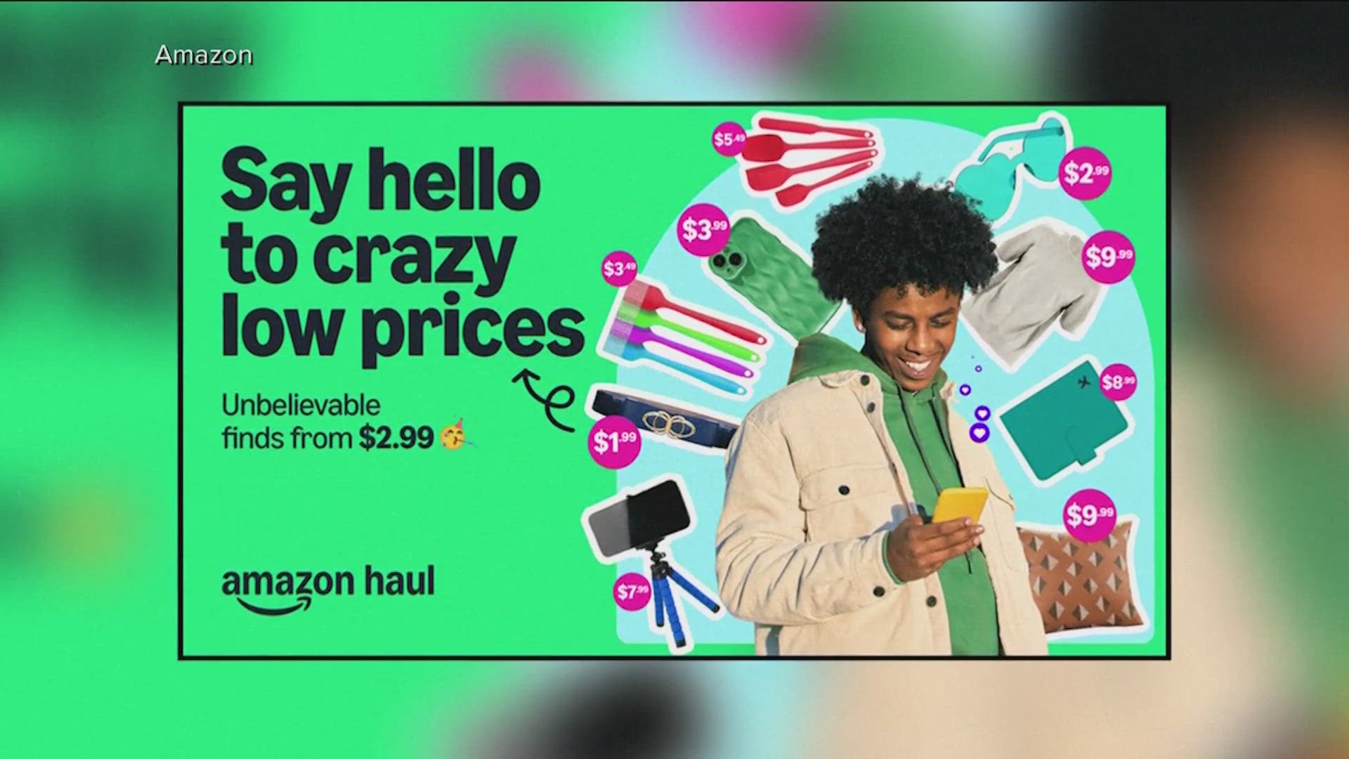 Amazon Haul sells fashion accessories, home goods, clothes and even electronics – all for $20 or less.