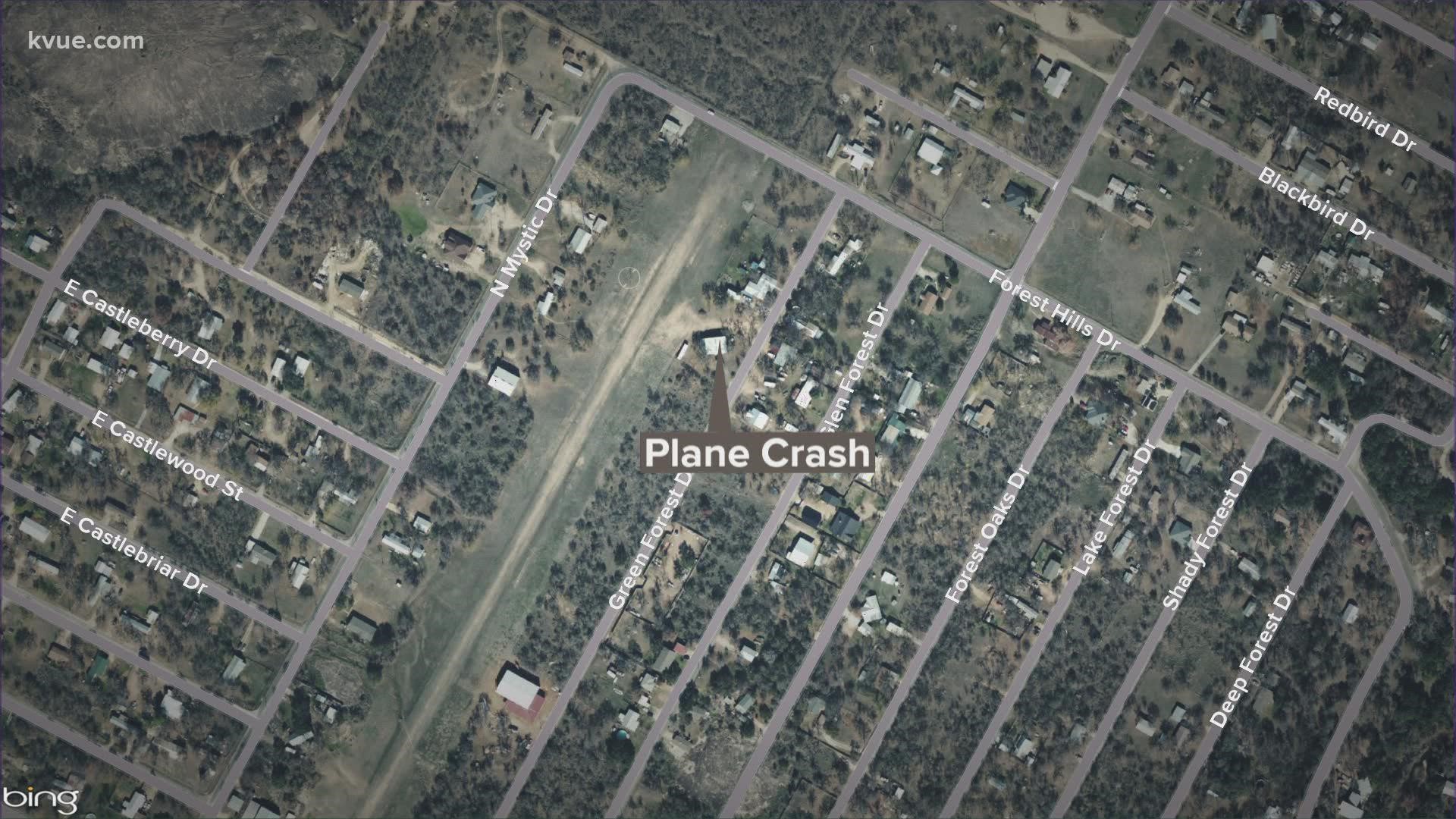 The Granite Shoals Police Department said the “aircraft emergency” happened just off the Granite Shoals airfield.