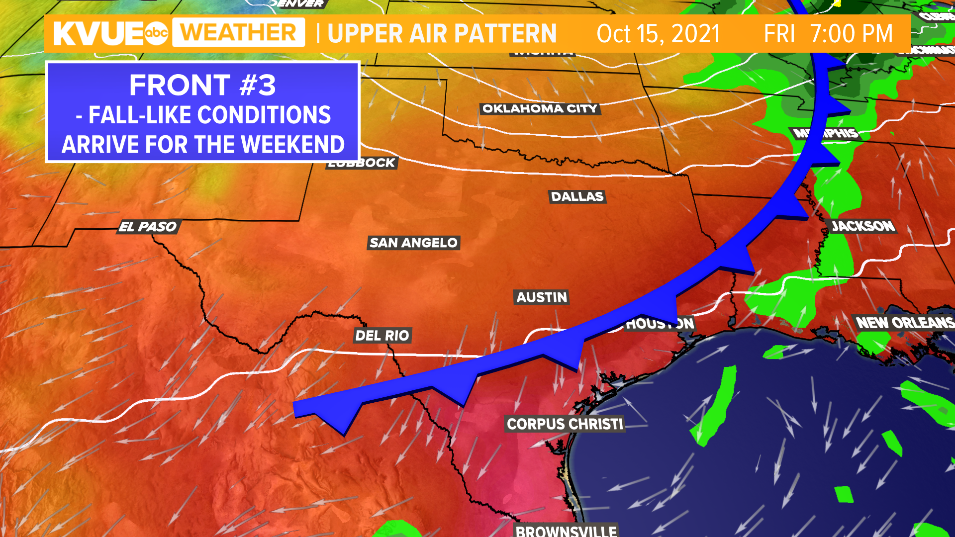 Tracking two additional cold fronts this week after a stormy start ...